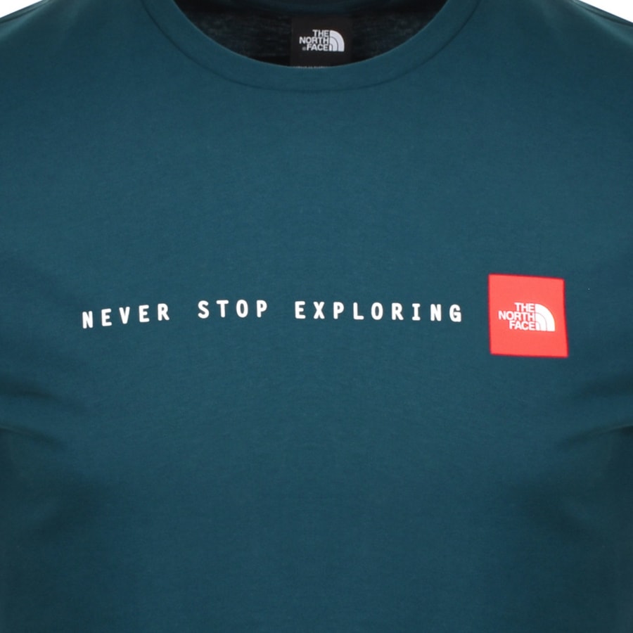Light blue north face t shirt deals